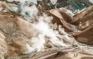 Masyw wulkaniczny Kerlingarfjöll na wyżynie islandzkiej, sierpień 2018 r. / / MARTIN ZWICK / REDA&CO / GETTY IMAGES