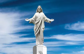 Makieta pomnika Jezusa, który ma stanąć na szczycie góry Hatis / MATERIAŁ PRASOWY