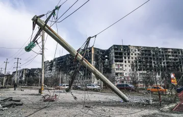 Mariupol, 20 marca 2022 r./fot. ANADOLU AGENCY  / ANADOLU AGENCY 