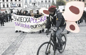 "Marsz ateistów i agnostyków", Kraków, 15 października 2011 r. / fot. Michał Łepecki / Agencja Gazeta / 