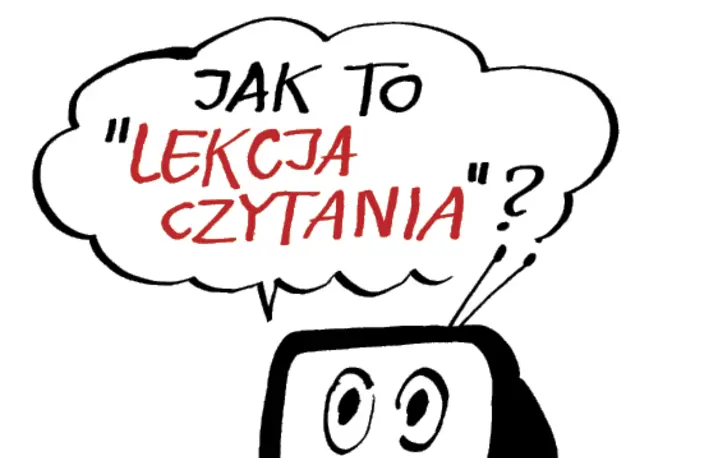 Lekcje czytania /rys. Marcin Wicha / 