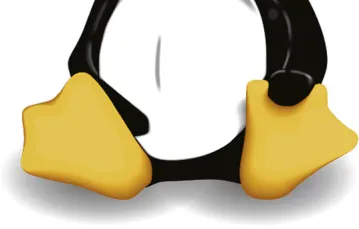 Pingwin Tux, słynne logo systemu Linux / (C) Larry Ewing / 
