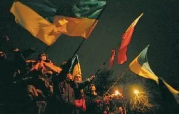 Majdan Niepodległości w Kijowie, grudzień 2004 / 