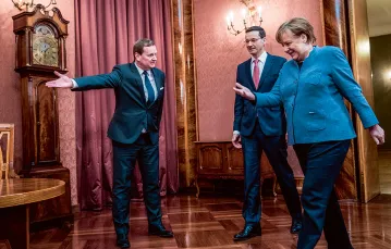 Wizyta Angeli Merkel w Polsce – spotkanie z premierem Mateuszem Morawieckim, Warszawa, 19 marca 2018 r. / ANDRZEJ IWAŃCZUK / REPORTER