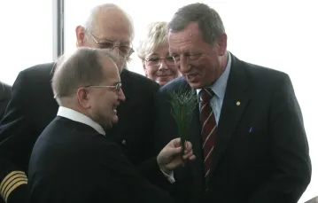 O. Tadeusz Rydzyk i minister Jan Szyszko. Rok 2009. Fot: STEFAN MASZEWSKI/REPORTER / 