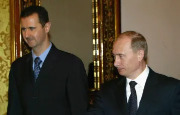 Baszszar al-Asad i Władimir Putin. Fot: Salah Malkawi/Getty Images/AFP/EAST NEWS / 