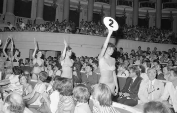 Wybory Miss Polonia 1983 w Sali Kongresowej w Pałacu Kultury i Nauki / Andrzej Marzec/East News / / 