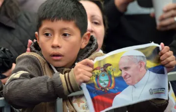 Pielgrzymka papieska do Ekwadoru. Fot: MARTIN BERNETTI/AFP/EASTNEWS / 