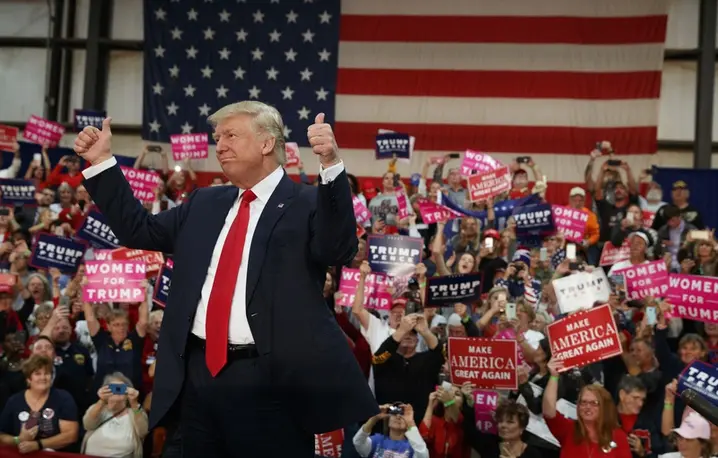 Donald Trump w Springfield, Ohio / 27.09.2016 r. / / Fot. Evan Vucci/AP/FOTOLINK/EASTNEWS