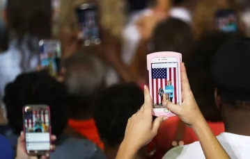 Konwencja wyborcza Hillary Clinton w Daytona Beach na Florydzie, 29 października 2016 r. /  / fot. AFP / East News