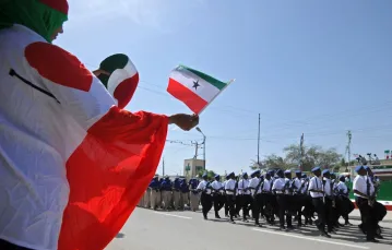 Defilada podczas święta niepodległości Somalilandu, Hargeisa, 18 maja 2016 r. / Fot. MOHAMED ABDIWAHAB / AFP Photo / East News