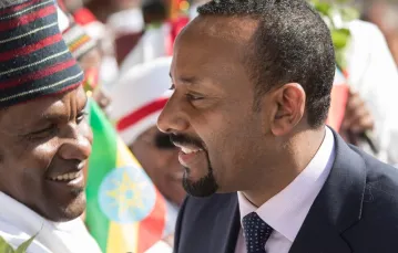 Abiy Ahmed, nowy premier Etiopii. Ambo, 11.04. 2018 r. / ZACHARIAS ABUBEKER / AFP/EAST NEWS