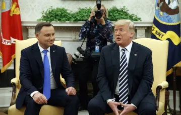 Spotkanie Andrzeja Dudy i Donalda Trumpa, Waszyngton, 18 września 2018 r. /  / Fot. Evan Vucci / AP / Associated Press / East News