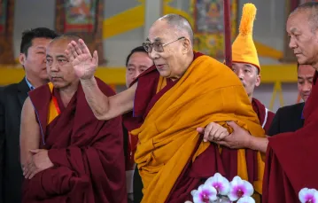 Dalajlama w Bodh Gaja, Indie, 31 grudnia 2018 r. / / FOT. AFP/East News