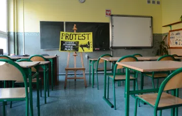 Strajk nauczycieli, Sieradz, 8 kwietnia 2019 r. / /  FOT. Adam STASKIEWICZ/East News