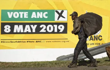 Przed wyborami w RPA, Johannesburg, maj 2019 r. / fot. AP / Associated Press / East News