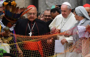 Procesja otwierająca Synod dla Amazonii, plac Świętego Piotra, 7 października 2019 r. /  / FOT. ANDREAS SOLARO/AFP/East News