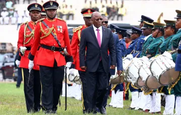 Prezydent John Magufuli podczas obchodów rocznicy niepodległości Tanzanii, grudzień 2019 r. / Fot. STRINGER / AFP / EAST NEWS / 