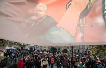 Czwarty dzień protestów po wyroku TK w sprawie aborcji, Gdańsk 25 października 2020 r. Fot. Wojciech Strozyk/REPORTER / 