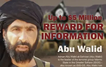 Adnan Abu Walid al-Sahrawi, przywódca saharyjskiej filii Państwa Islamskiego, był poszukiwany od dawna. / fot. Rewards For Justice/Associated Press/East News / 