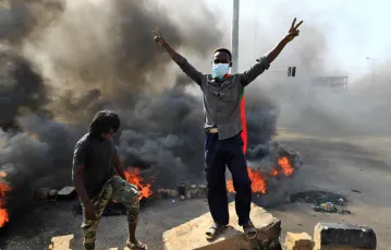 Zamach stanu w Sudanie, 25 października 2021 r. Fot. AFP/East News / 