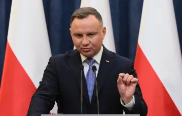 Prezydent zawetował ustawę medialną i skierował ją do ponownego rozpatrzenia przez Sejm. Fot. Piotr Molecki/East News / 