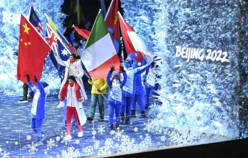 Ceremonia zamknięcia igrzysk olimpijskich w Pekinie, 20 lutego 2022 r. Fot. Huang Zongzhi/Xinhua News/East News / 
