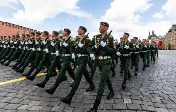 Wojskowa parada w Moskwie, 9 maja 2022 r. / fot. Bai Xueqi/Xinhua News/East News / 