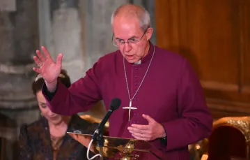 Justin Welby, arcybiskup Canterbury / fot. DANIEL LEAL/AFP/East News / 
