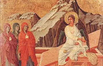 Duccio di Buoninsegna, "Trzy Marie u Grobu:, 1308 r. / 