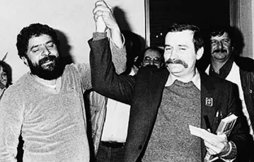 Luiz Inacio da Silva i Lech Wałęsa, Rzym 1981 r. / fot. Confederazione Italiana Sindicati Lavoratori / 