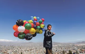 Świętowanie wiosny na wzgórzach nad Kabulem, 23 marca 2017 r. / MOHAMMAD ISMAIL / REUTERS / FORUM