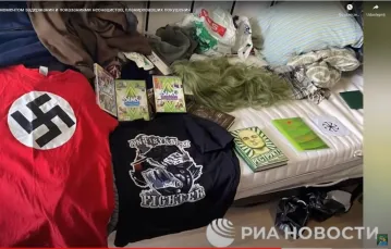 Kadr z opublikowanego przez FSB nagrania przedstawiającego rzekome zatrzymanie i zeznania nazistowskich sabotażystów / / YouTube