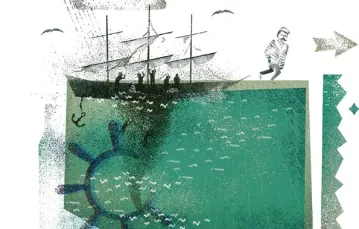  / il. Martyna Wójcik z cyklu ilustracji „Ucieczki – wyspy”. ok. 2012 r