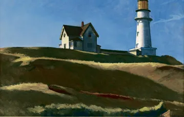 Lighthouse Hill, 1927 r. Olej na płótnie, 102x74 cm, Dallas museum of art. / 