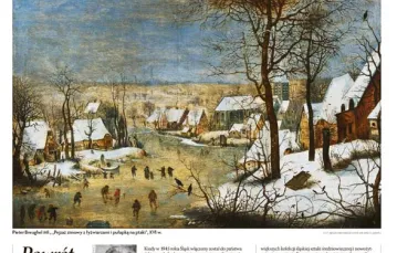 Pieter Breughel Mł., „Pejzaż zimowy z łyżwiarzami i pułapką na ptaki”, XVI w. / Fot. Muzeum Narodowe we Wrocławiu