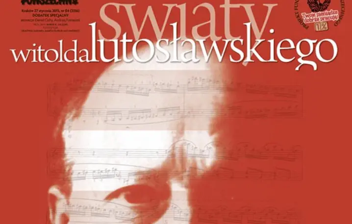 Okładka dodatku – Światy Witolda Lutosławskiego / Zdjęcie Witolda Lutosławskiego dzięki uprzejmości PWM / Bolesław Lutosławski