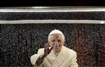 Benedykt XVI, grudzień 2009 r. / Fot. Filippo Monteforte/ AFP / EAST NEWS