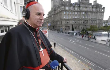 Kardynał Keith Patrick O’Brien, Edynburg, Szkocja. 16 września 2010 r. / Fot. Scott Campbell / AP / EAST NEWS