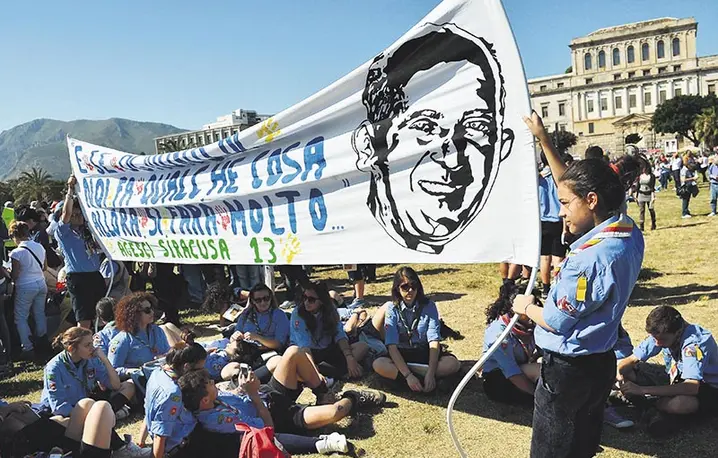 Beatyfikacja ks. Giuseppe Puglisiego, Palermo, 25 maja 2013 r. / Fot. Marcello Paternostro / AFP / EAST NEWS