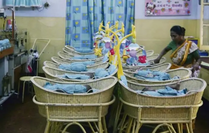 Sala dla niemowląt podrzuconych do Ośrodka. / Fot. Andrzej Meller