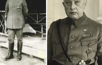 Od lewej: Emil T. jako 43-letni lekarz sztabowy, rok 1916; zdjęcie wykonano na wschód od Reims w Szampanii. Doktor Emil T. w roku 1926 w wieku 53 lat. Widać, jak bardzo postarzał się w ciągu zaledwie 10 lat. / Fot. Archiwum rodzinne