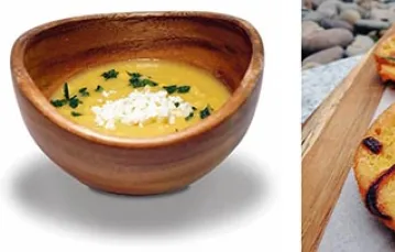 Od lewej: zupa z kukurydzy, placek z mąki z ciecierzycy, krem dyplomatyczny / Fot. danyandy.wordpress.com; jasnakitchencreations; gustussumo.it