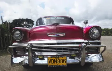 Chevrolet z lat 50. Kuba, 2014 r..  / Fot. Andrzej Muszyński