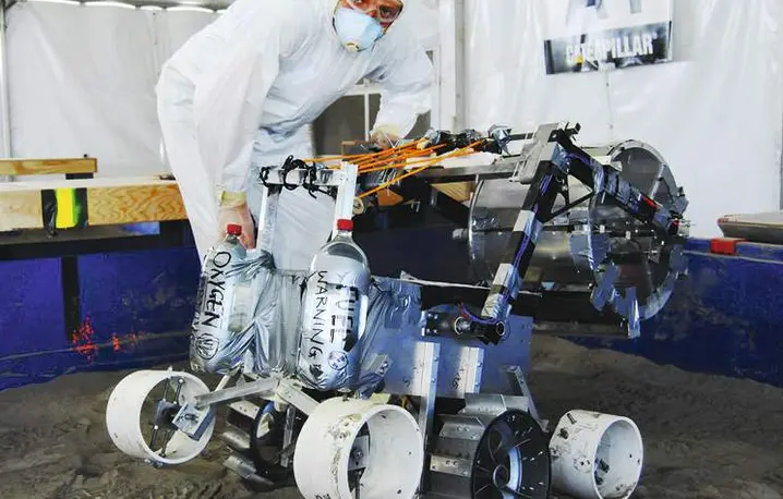 Robot księżycowy Husar / Fot. facebook.com /HusarRobotKsiezycowy