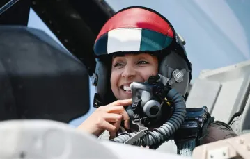Major Mariam Al Mansouri / Fot. Emirates News Agency / AP / EAST NEWS