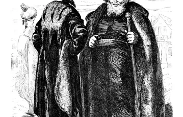 Żydzi podolscy, na podstawie rysunku Juliusza Kossaka, z książki „Obrazy Rusi Czerwonej”, 1869 r. / 