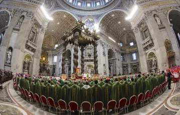 Rozpoczęcie Synodu, Watykan, 5 października 2014 r. / Fot. Alessandra Tarantino / AP / EAST NEWS