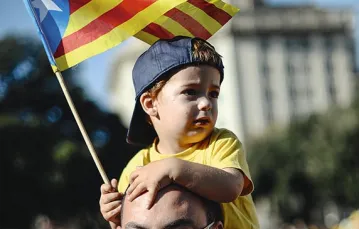 W Narodowy Dzień Katalonii na ulice Barcelony wyszło ponad milion ludzi; 11 września 2014 r. / Fot. Ramil Sitdikov / RIA NOVOSTI / EAST NEWS