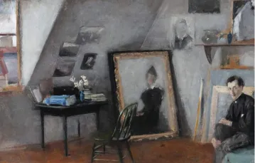 Olga Boznańska „Wnętrze pracowni”, 1895 r., wł. Muzeum Narodowe w Krakowie / Fot. Krzysztof Wilczyński
